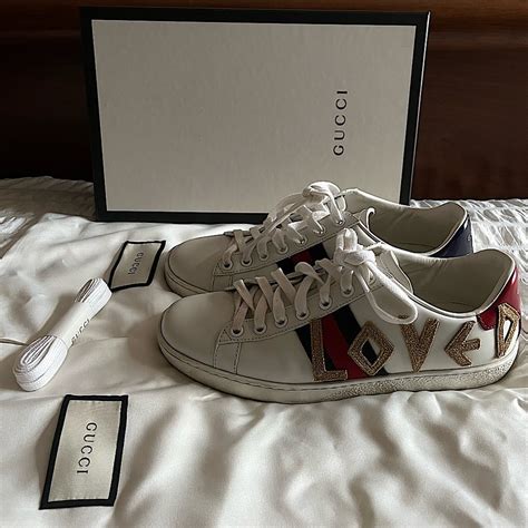 gucci loved sneakers price|exclusive Gucci sneakers.